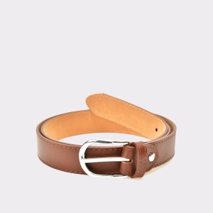 Curea maro, Fw17, din piele naturala