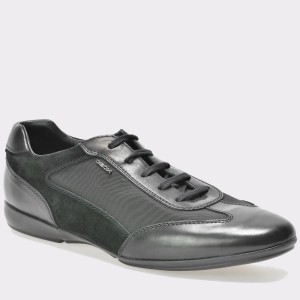 Pantofi GEOX negri, U620Ua, din piele naturala