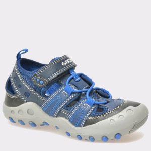 Sandale pentru copii GEOX bleumarin, J72E1A, din piele ecologica