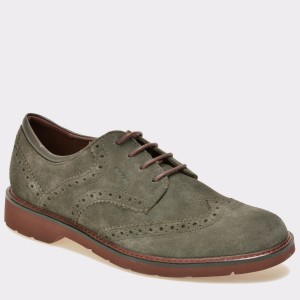 Pantofi GEOX gri, U54L9A, din piele intoarsa