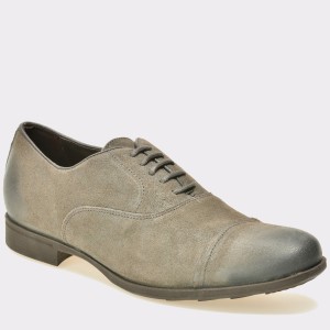 Pantofi GEOX gri, U641Xb, din piele intoarsa