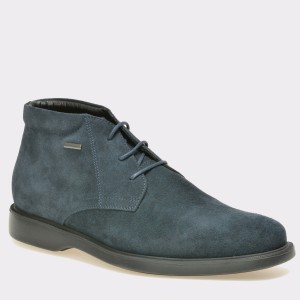 Ghete GEOX bleumarin, U54N1D, din piele intoarsa