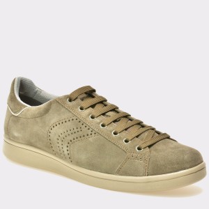 Pantofi GEOX verzi, U620Lb, din piele intoarsa