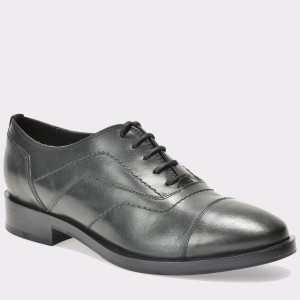 Pantofi GEOX negri, D642Ug, din piele naturala