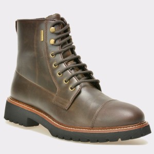 Ghete GEOX maro, U641Vc, din piele naturala