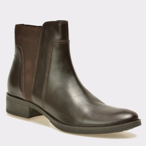 Ghete GEOX maro, D6490A, din piele naturala