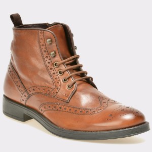 Ghete GEOX maro, U6482E, din piele naturala