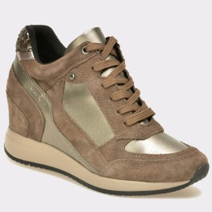 Pantofi sport GEOX maro, D540Qa, din piele ecologica
