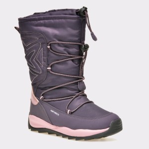 Cizme pentru copii GEOX mov, J742Bb, din cauciuc