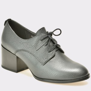 Pantofi EPICA gri, 412, din piele naturala