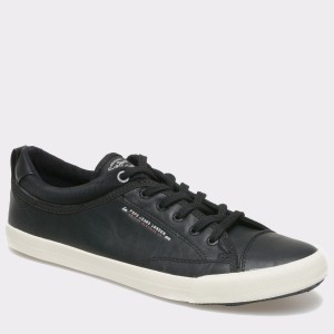 Pantofi PEPE JEANS negri, MS30295, din piele ecologica