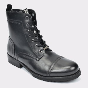 Ghete PEPE JEANS negre, Ms50157, din piele naturala