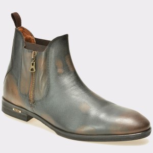 Ghete PEPE JEANS maro, Ms50142, din piele naturala