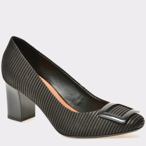 Pantofi EPICA negri, 7611262, din nabuc