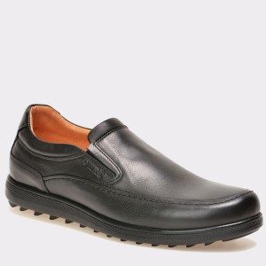 Pantofi OTTER negri, 40939, din piele naturala