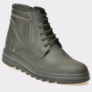 Ghete OTTER negre, 6502, din piele naturala
