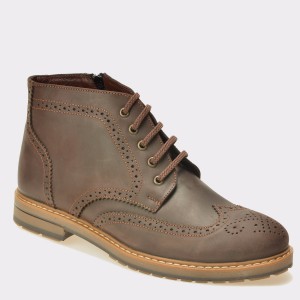 Ghete OTTER maro, 41318, din piele naturala