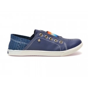 Pantofi bleumarin, 147705, din piele naturala