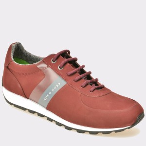 Pantofi HUGO BOSS visinii, 1620, din nabuc