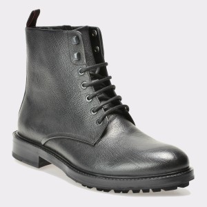 Ghete HUGO BOSS negre, 1466, din piele naturala