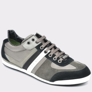 Pantofi HUGO BOSS gri, 7168, din material textil