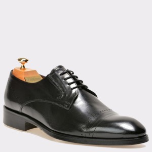 Pantofi LE COLONEL negri, 32754, din piele naturala