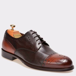Pantofi LE COLONEL maro, 43615, din piele naturala