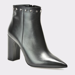 Botine EPICA negre, 1058, din piele naturala