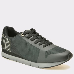 Pantofi CALVIN KLEIN negri, S1658, din material textil