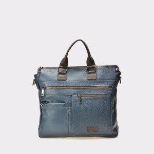 Borseta bleumarin, Bb40, din piele naturala