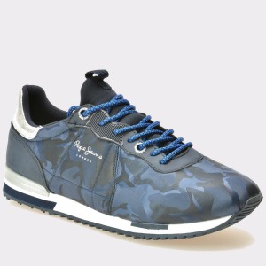 Pantofi PEPE JEANS bleumarin, Ms30379, din material textil