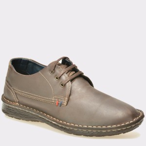 Pantofi OTTER maro, M4288, din piele naturala