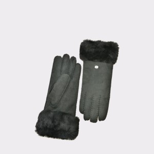 Manusi EMU negre, W9405, din piele intoarsa