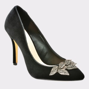 Pantofi MENBUR negri, 7720, din material textil