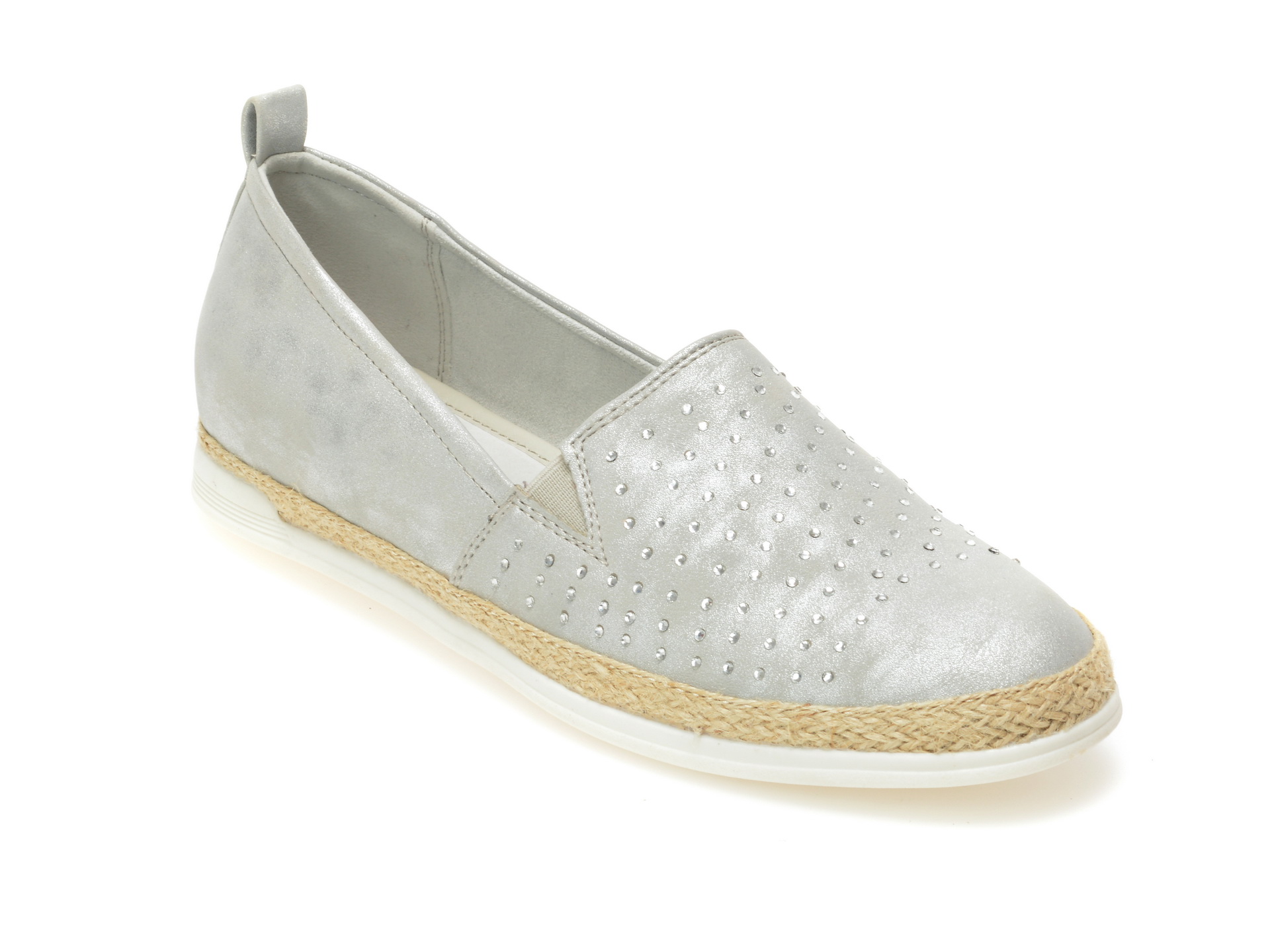 Espadrile JENNY by ARA gri, 57430, din piele ecologica