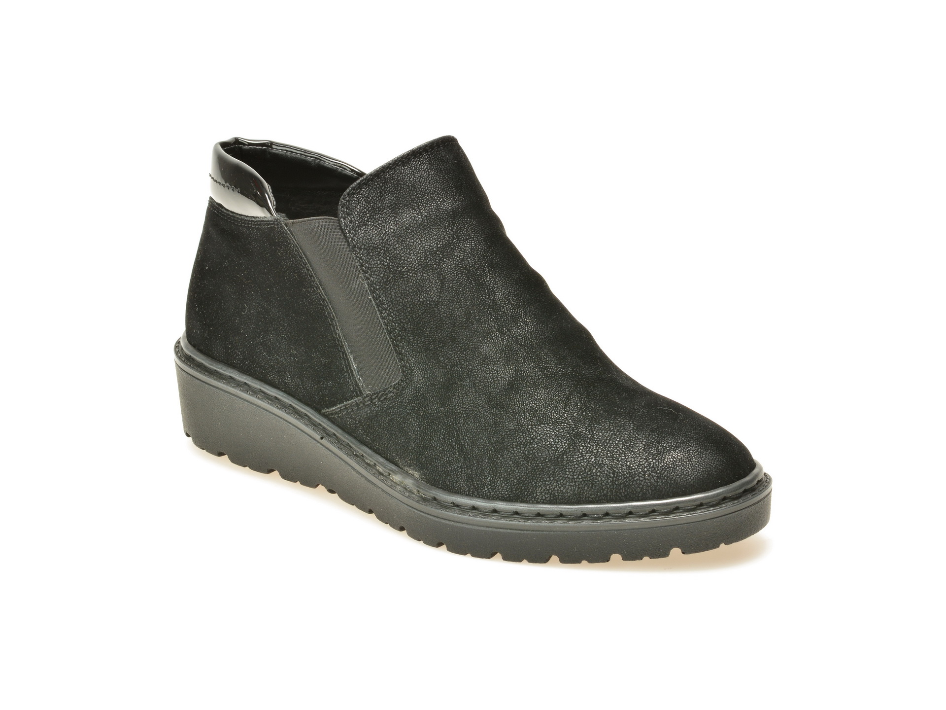 Ghete JENNY by ARA negre, 60027, din piele ecologica