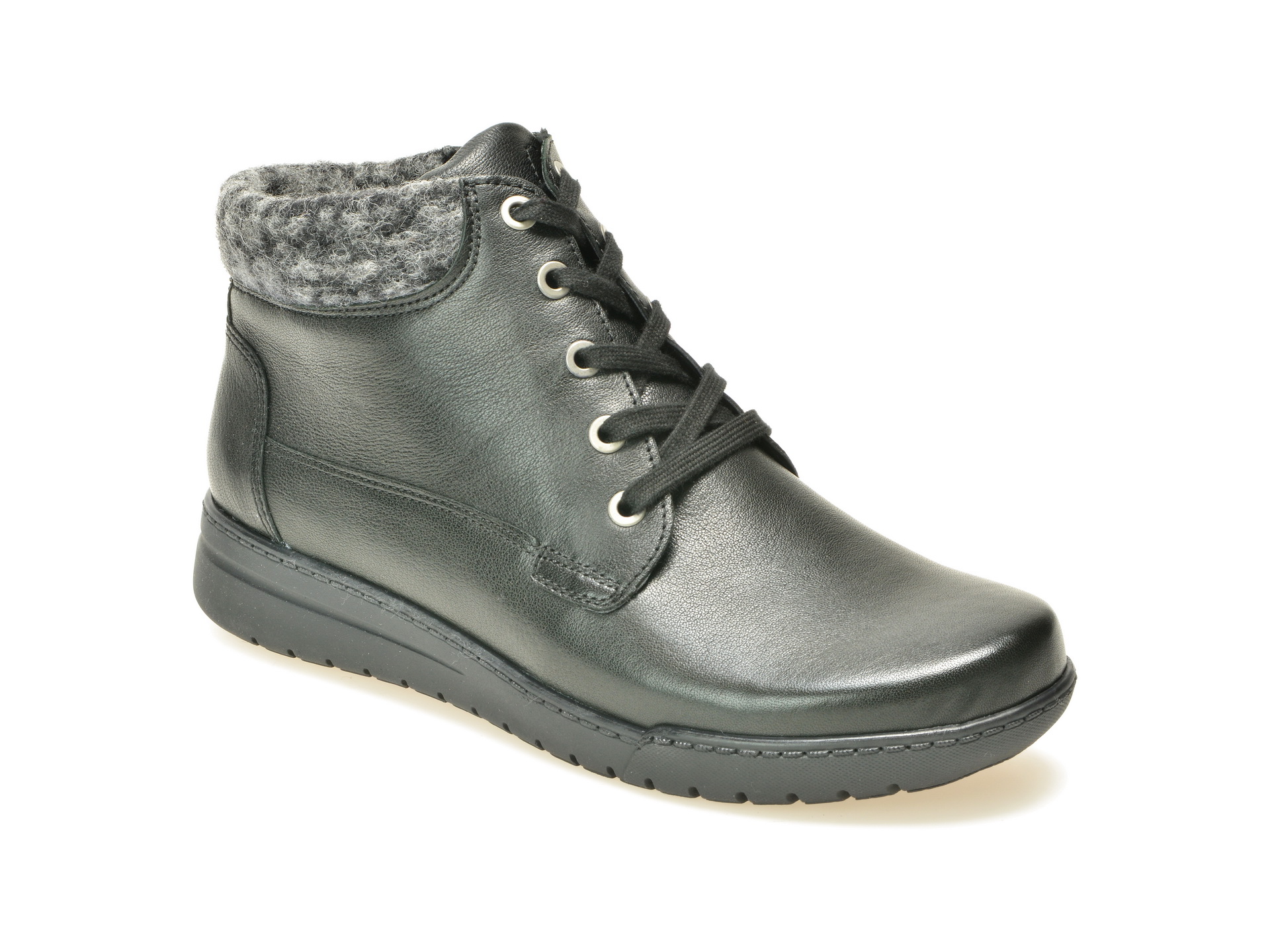 Ghete JENNY by ARA negre, 64916, din piele naturala
