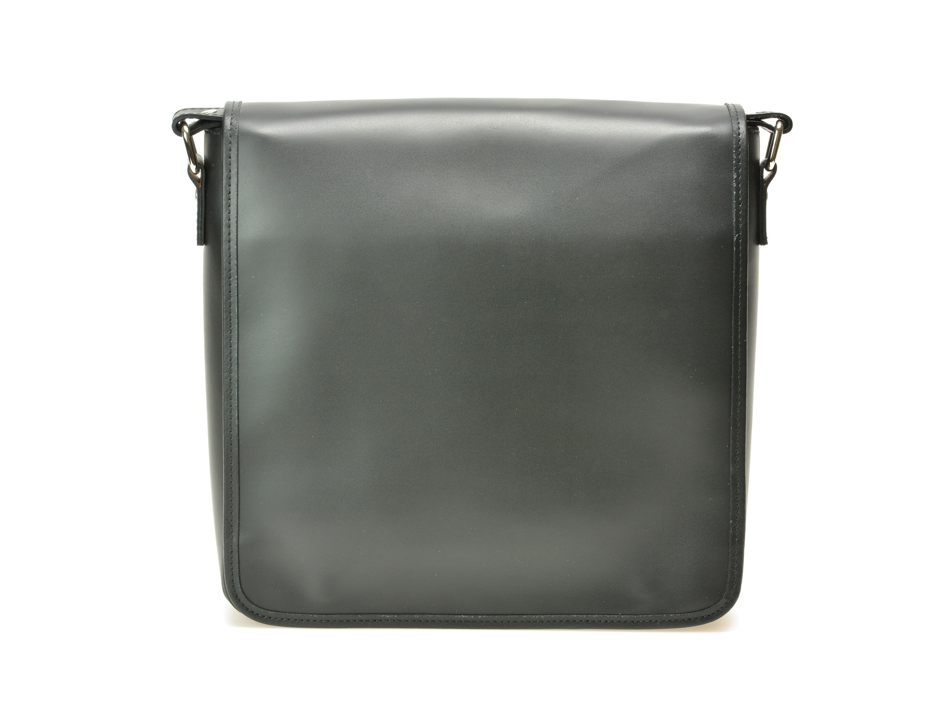 Borseta neagra, Bb34, din piele naturala