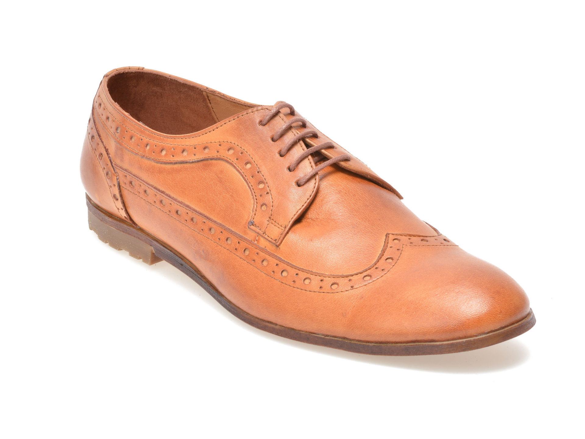Pantofi OTTER maro, Hs7003, din piele naturala