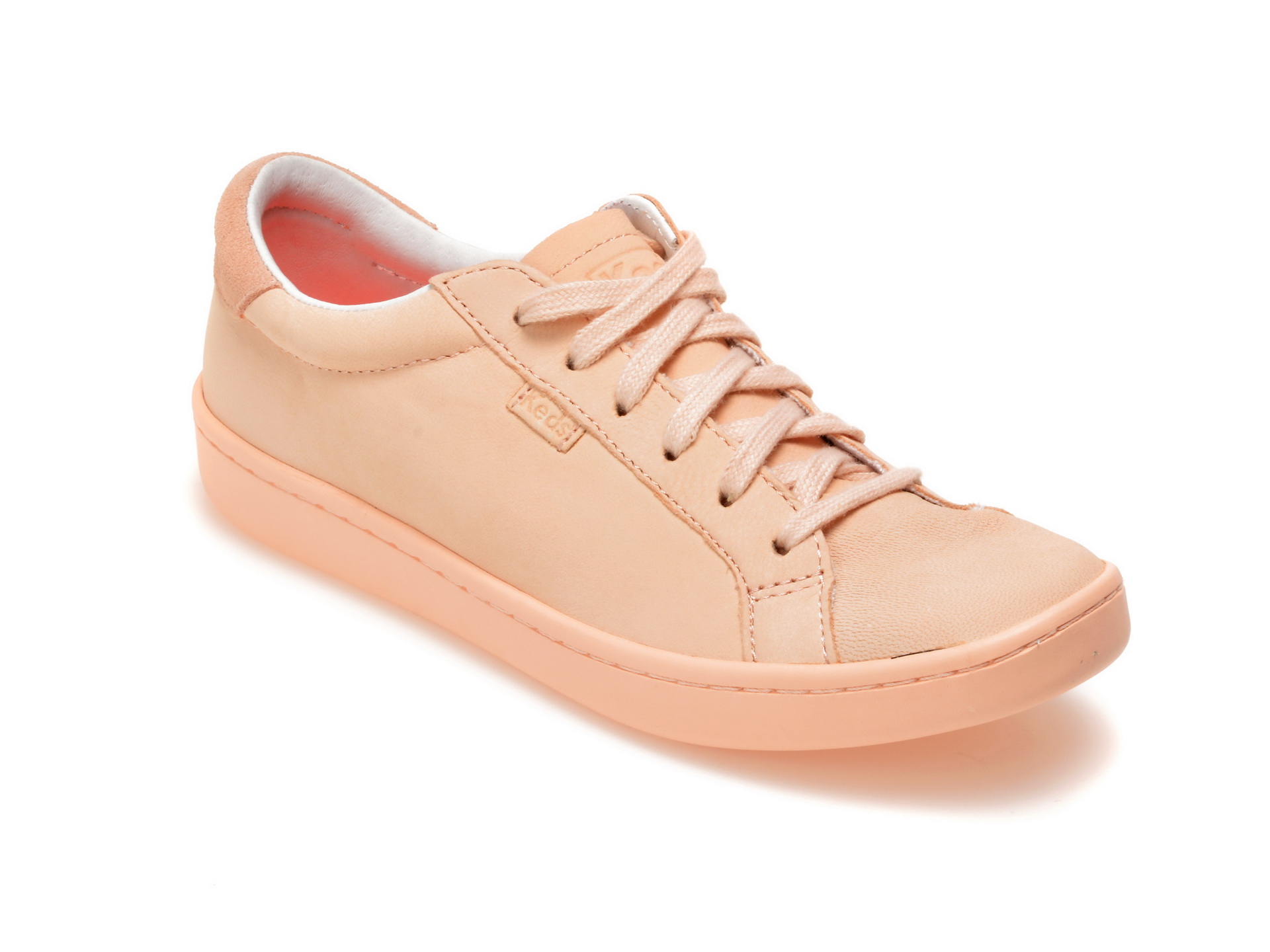 Pantofi KEDS nude, Acemono, din piele naturala