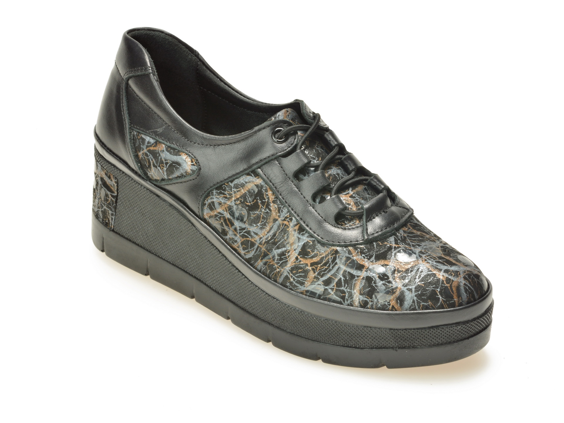 Pantofi FLAVIA PASSINI gri, Dp810, din piele naturala