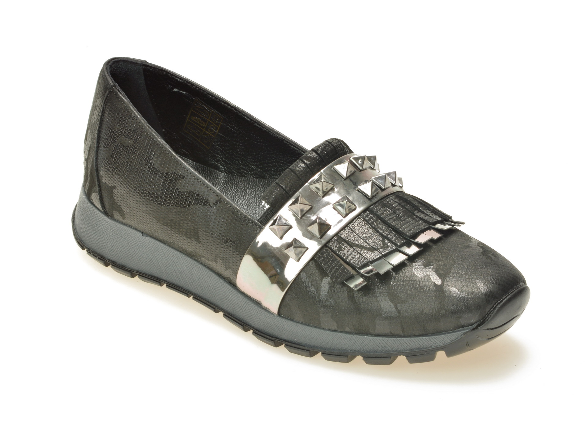 Pantofi FLAVIA PASSINI negri, Nb1986, din piele naturala